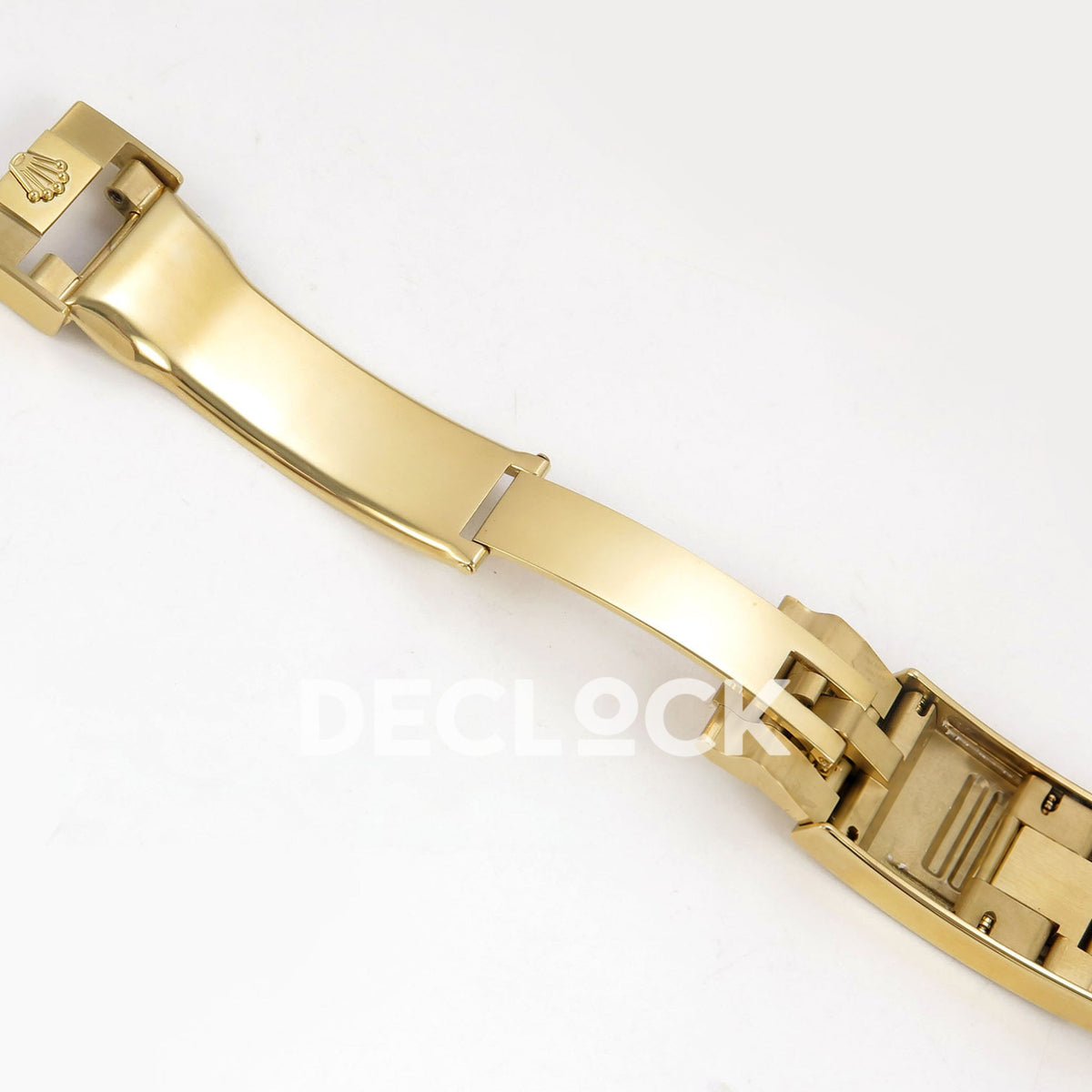 Rolex Submariner 41mm 126618LN QF Black Dial Yellow Gold JH3235 Free Sprung replica - deployant interior