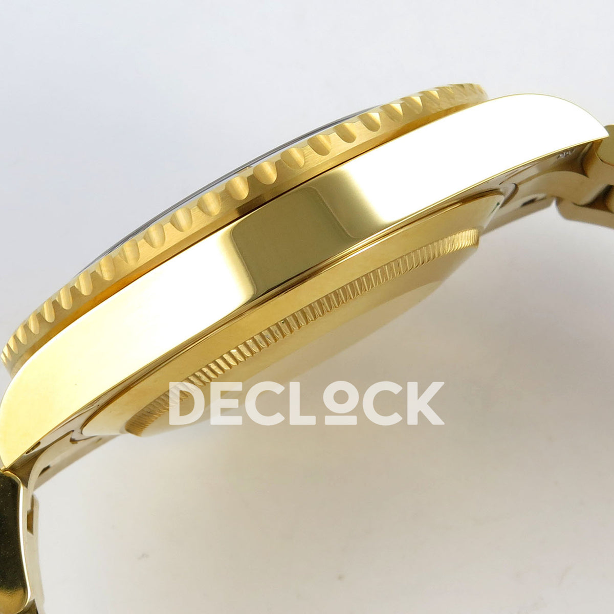 Rolex Submariner 41mm 126618LN RGF Black Dial Yellow Gold JH3235 replica - case side
