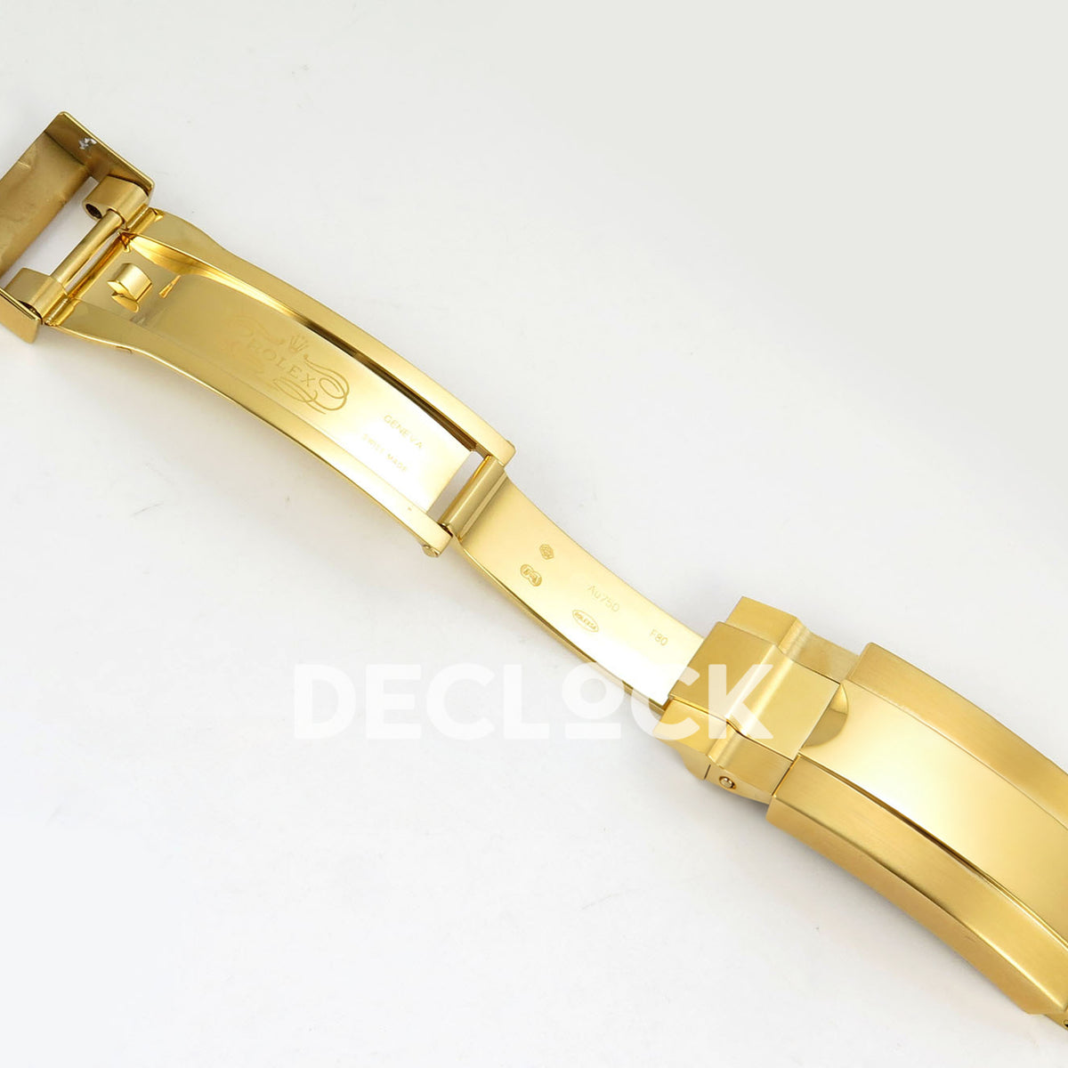 Rolex Submariner 41mm 126618LN RGF Black Dial Yellow Gold JH3235 replica - deployant open
