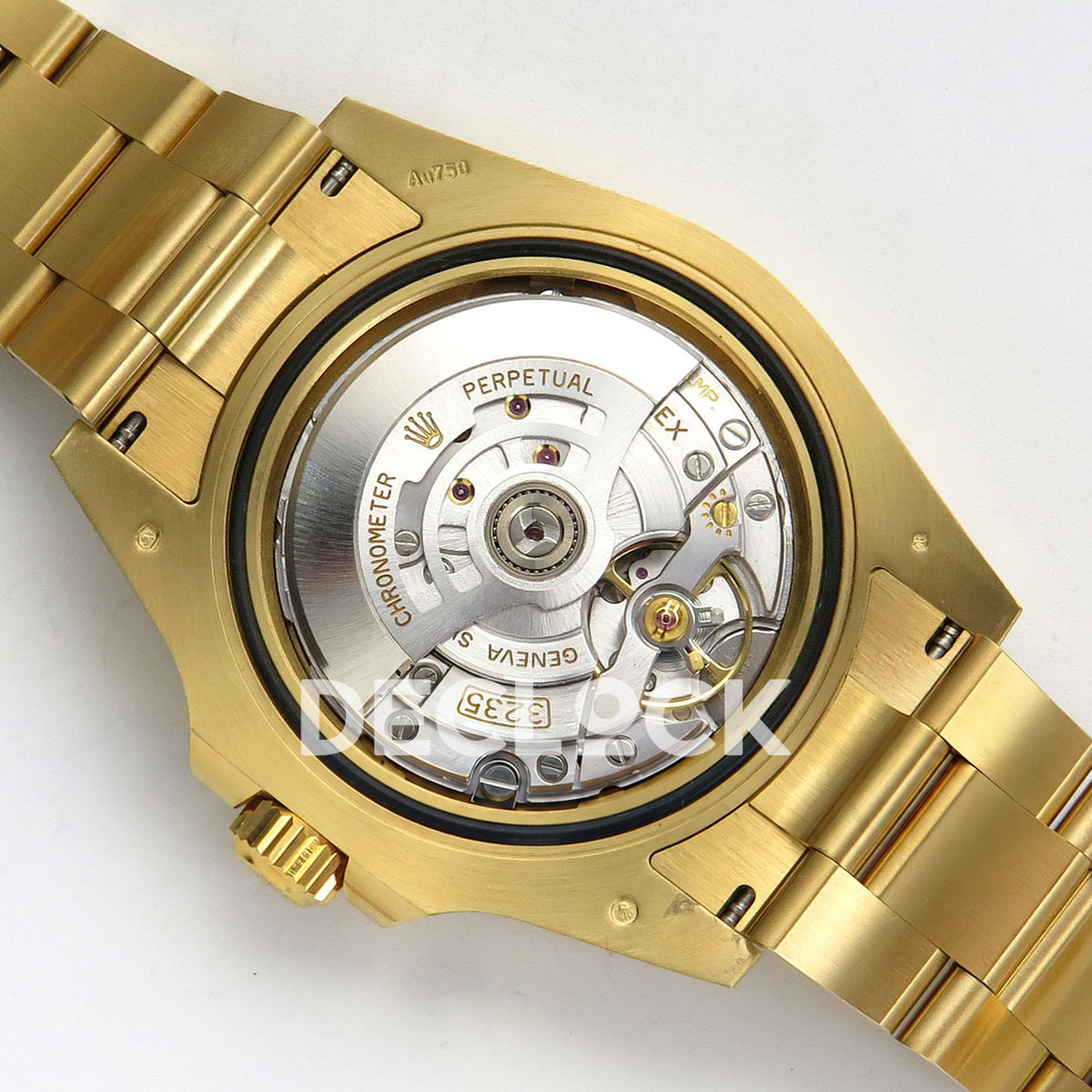 Rolex Submariner 41mm 126618LN VF Yellow Gold Black Dial DD3135 replica - movement back