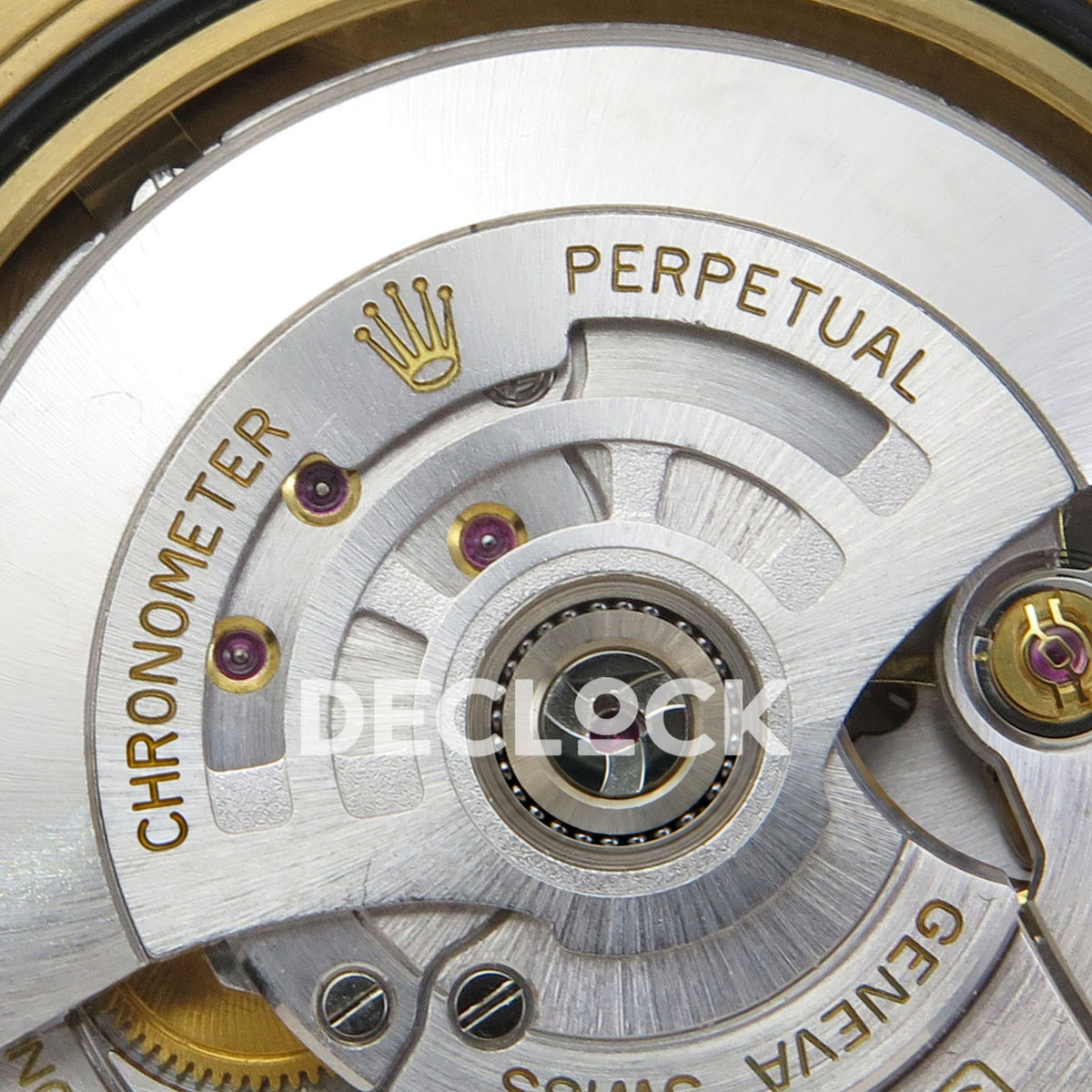 Rolex Submariner 41mm 126618LN VF Yellow Gold Black Dial DD3135 replica - rotor detail