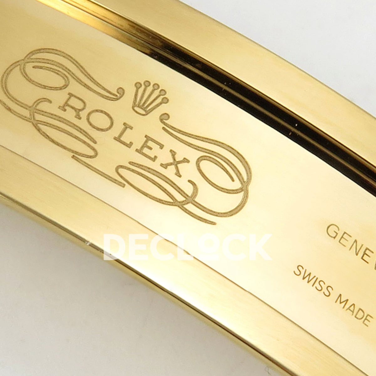 Rolex Submariner 41mm 126618LN VF Yellow Gold Black Dial DD3135 replica - clasp engraving