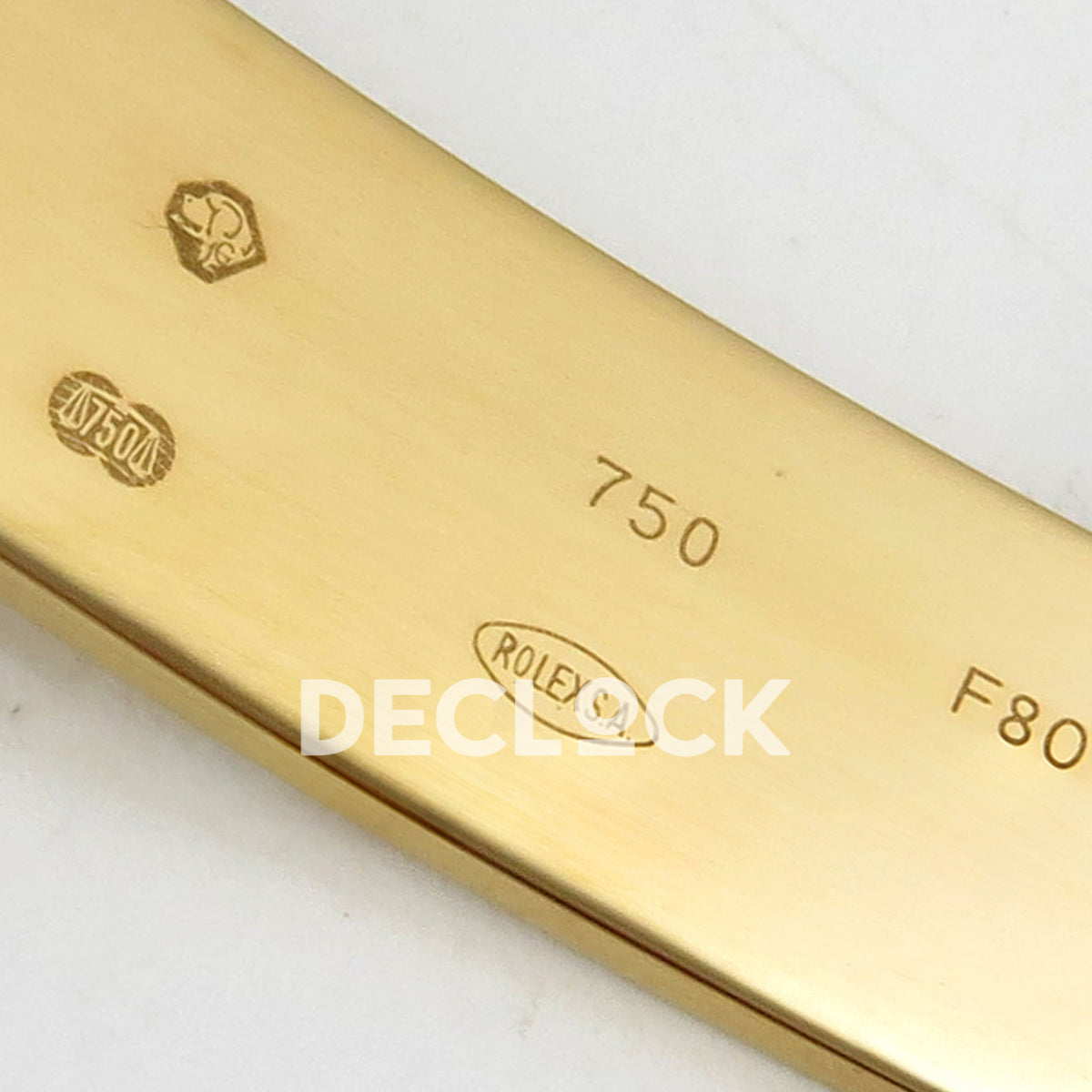 Rolex Submariner 41mm 126618LN VF Yellow Gold Black Dial DD3135 replica - clasp interior engraving