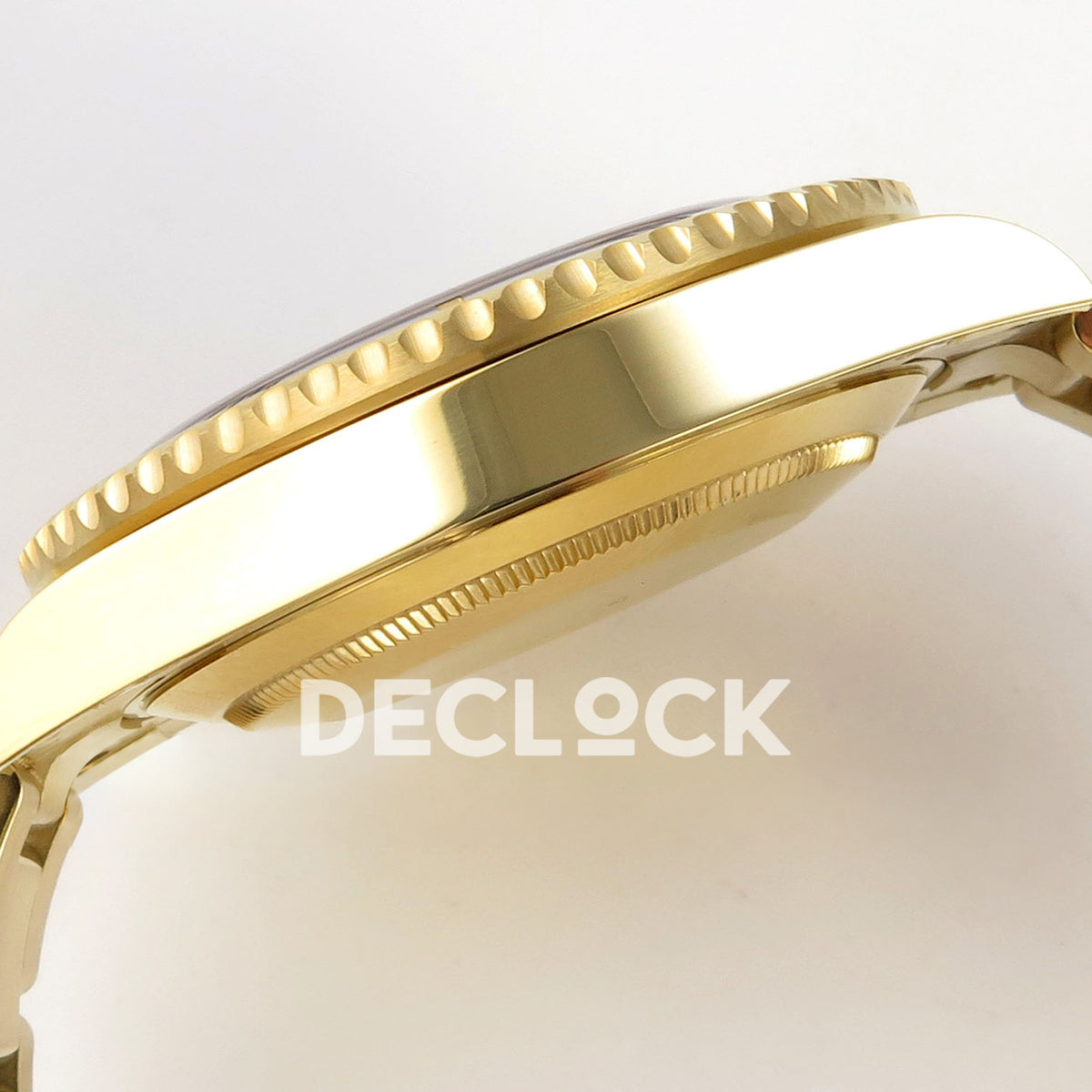 Rolex Submariner 41mm 126618LN WF Black Dial Yellow Gold JH3235 replica - case side