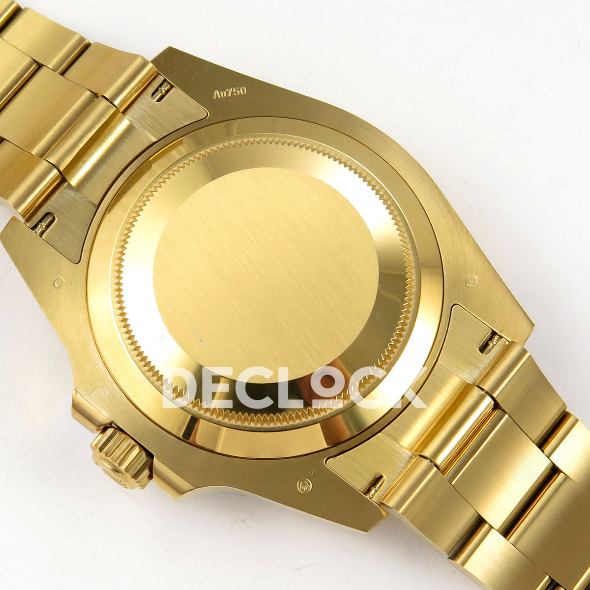 Rolex Submariner 41mm 126618LN WF Black Dial Yellow Gold JH3235 replica - closed caseback