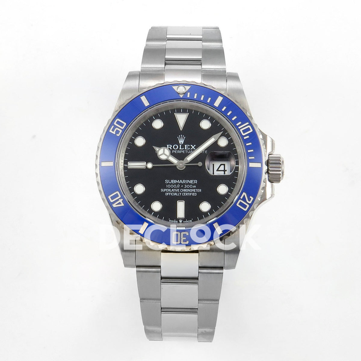 Rolex Submariner 126619LB 41mm QF Black Dial Blue Bezel QF3235 replica - front