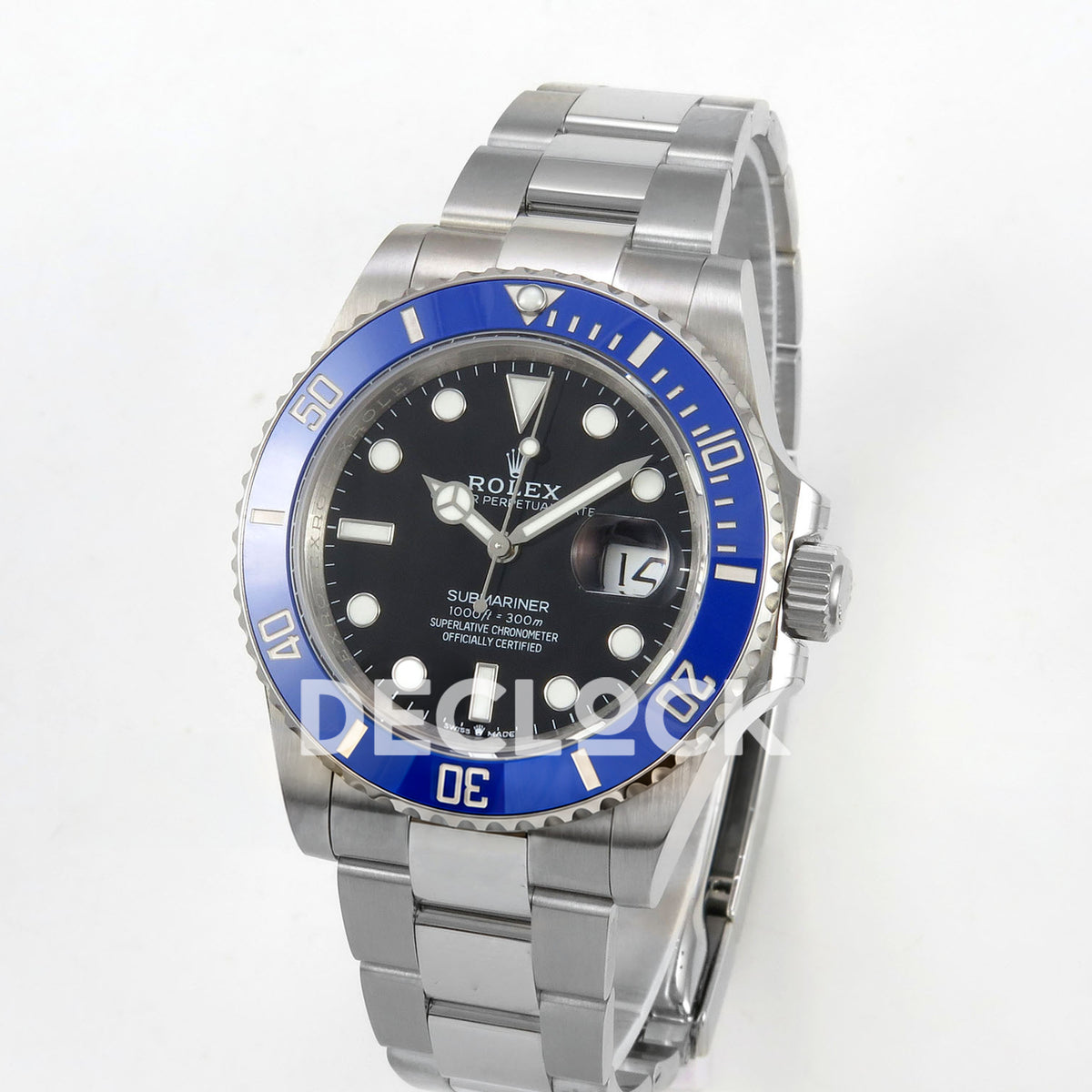 Rolex Submariner 126619LB 41mm QF Black Dial Blue Bezel QF3235 replica - three quarter