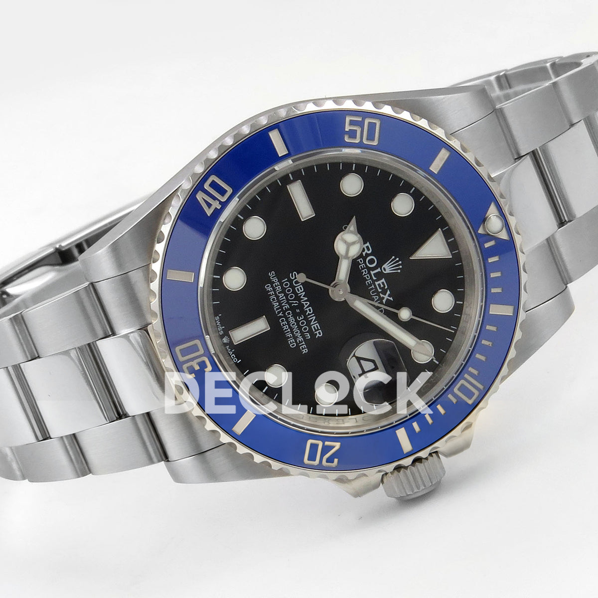 Rolex Submariner 126619LB 41mm QF Black Dial Blue Bezel QF3235 replica - full watch left
