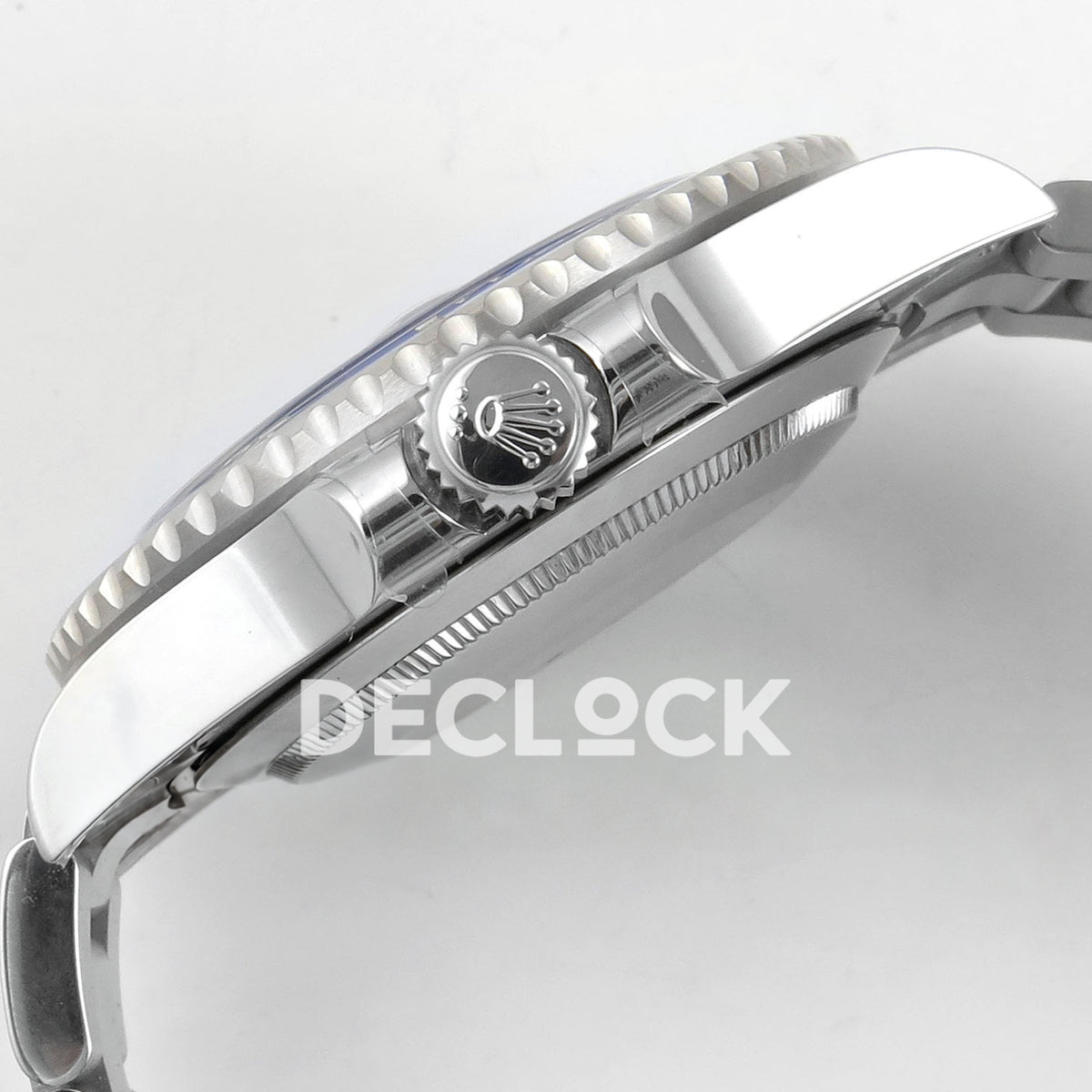 Rolex Submariner 126619LB 41mm QF Black Dial Blue Bezel QF3235 replica - crown side
