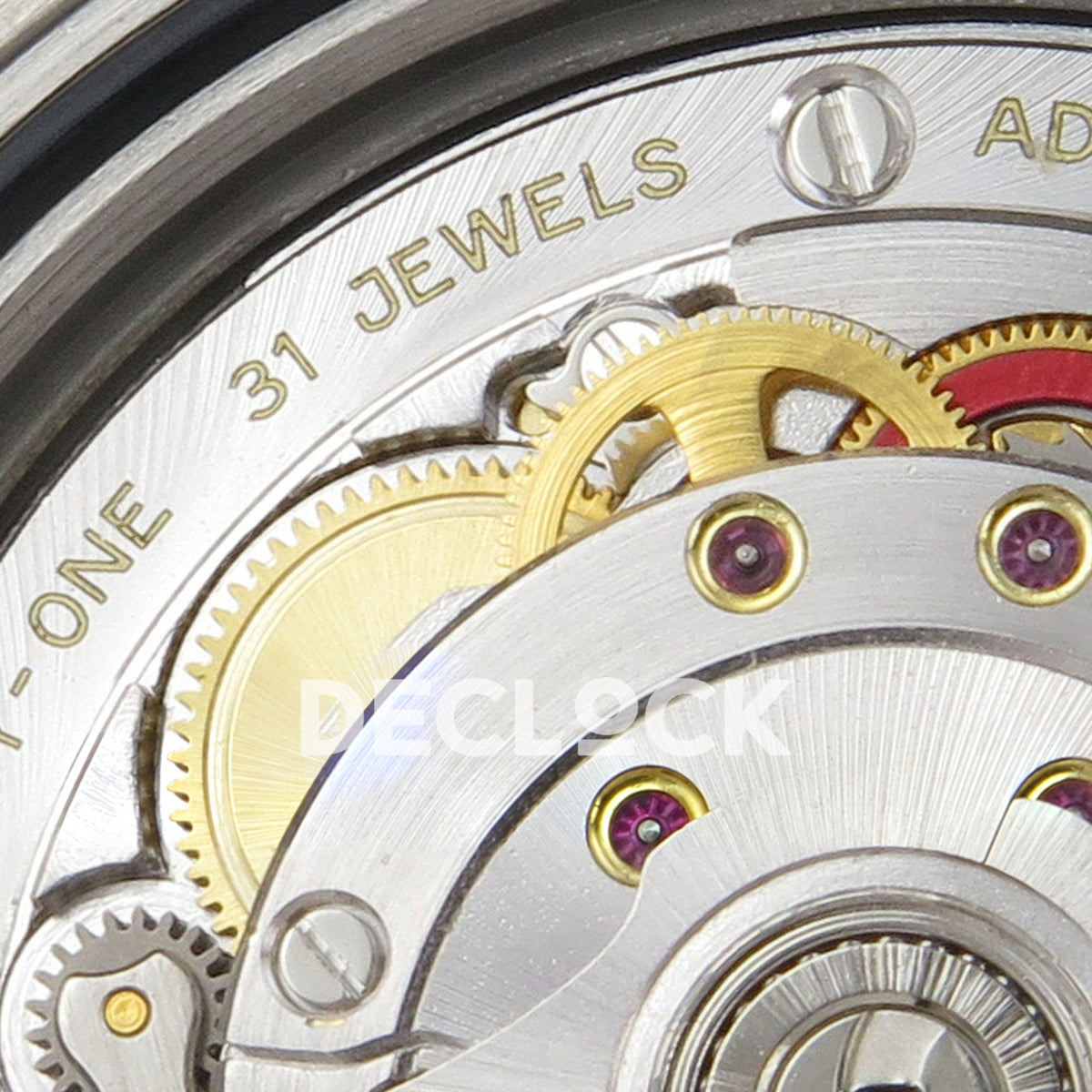 Rolex Submariner 126619LB 41mm QF Black Dial Blue Bezel QF3235 replica - movement jewels detail