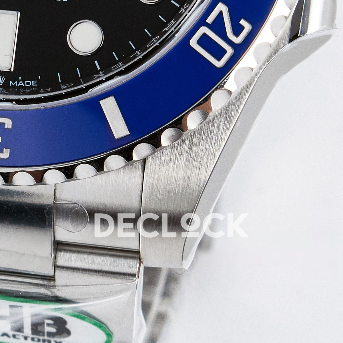 Rolex Submariner 126619LB 41mm THBF Steel Black Dial Blue Bezel SH3235 replica - lower case bezel