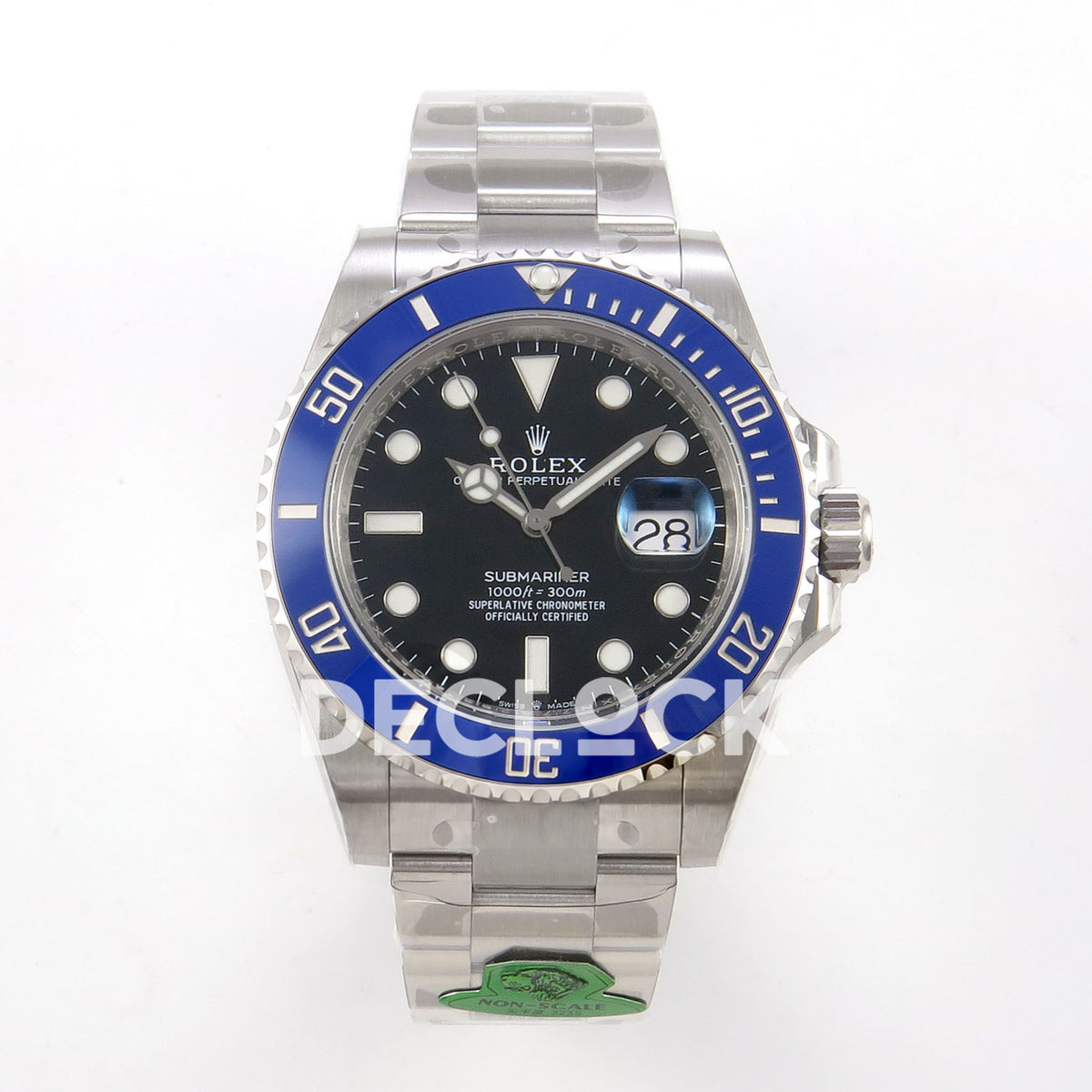 Rolex Submariner 41mm 126619LB Gold Maker Black Dial Blue Bezel JH3235 Free Sprung replica - front