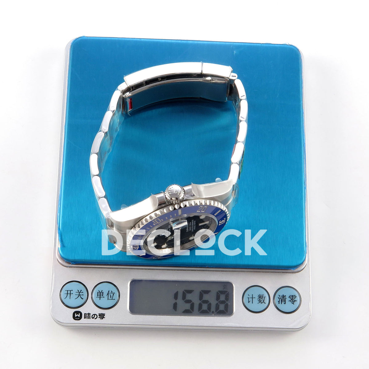 Rolex Submariner 41mm 126619LB Gold Maker Black Dial Blue Bezel JH3235 Free Sprung replica - scale weight