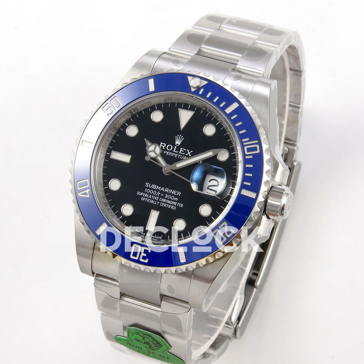 Rolex Submariner 41mm 126619LB Gold Maker Black Dial Blue Bezel JH3235 Free Sprung replica - three quarter