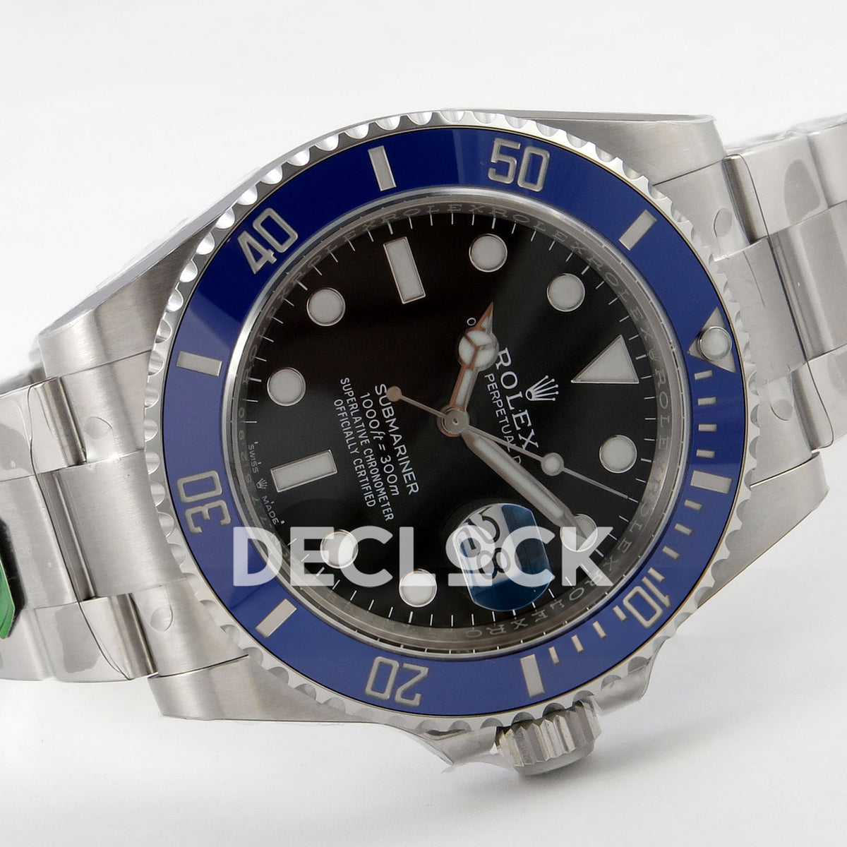 Rolex Submariner 41mm 126619LB Gold Maker Black Dial Blue Bezel JH3235 Free Sprung replica - full watch left