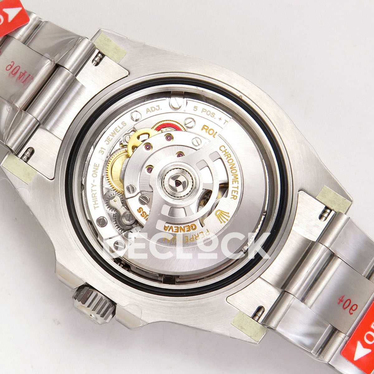 Rolex Submariner 41mm 126619LB Gold Maker Black Dial Blue Bezel JH3235 Free Sprung replica - movement back