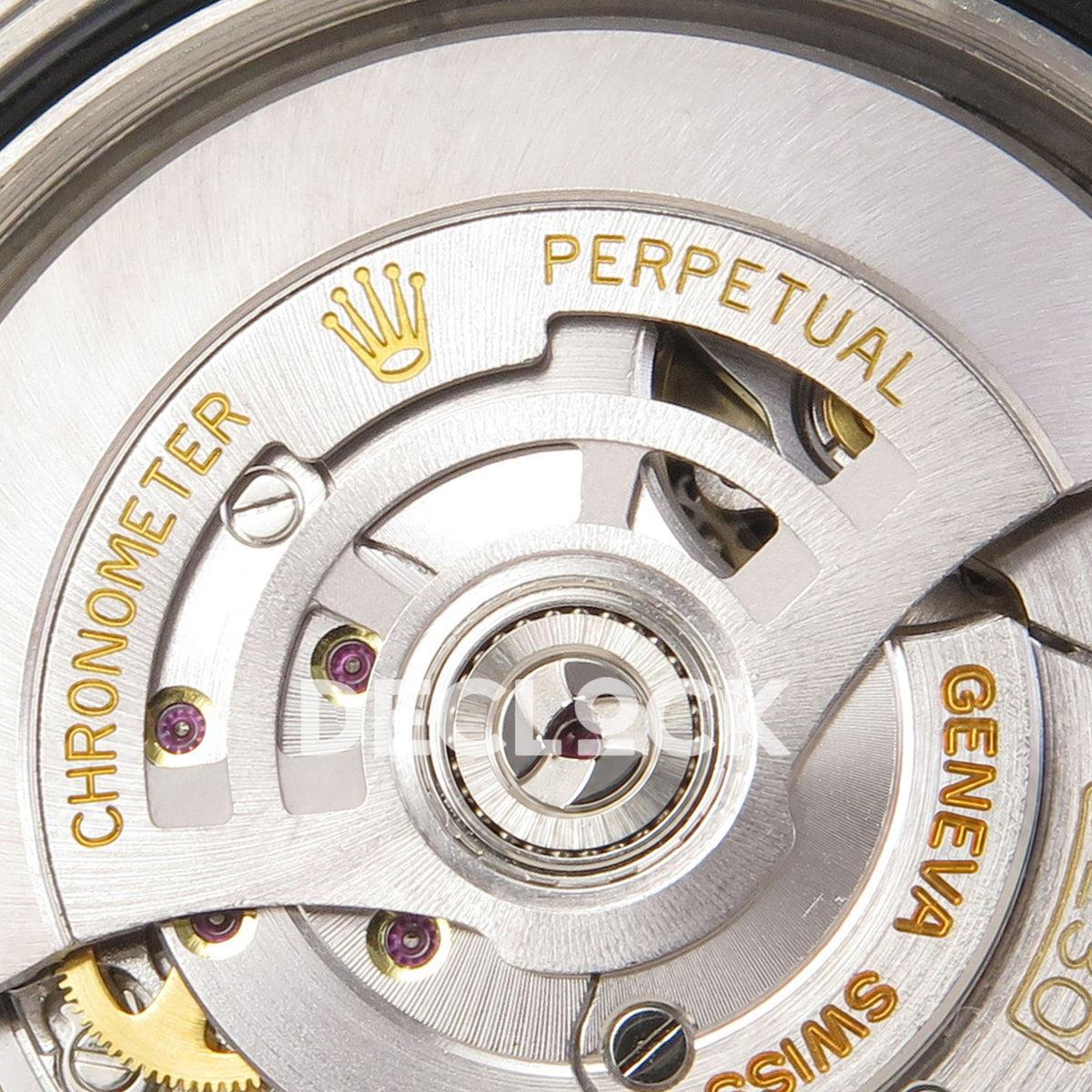 Rolex Submariner 41mm 126619LB Gold Maker Black Dial Blue Bezel JH3235 Free Sprung replica - rotor closeup