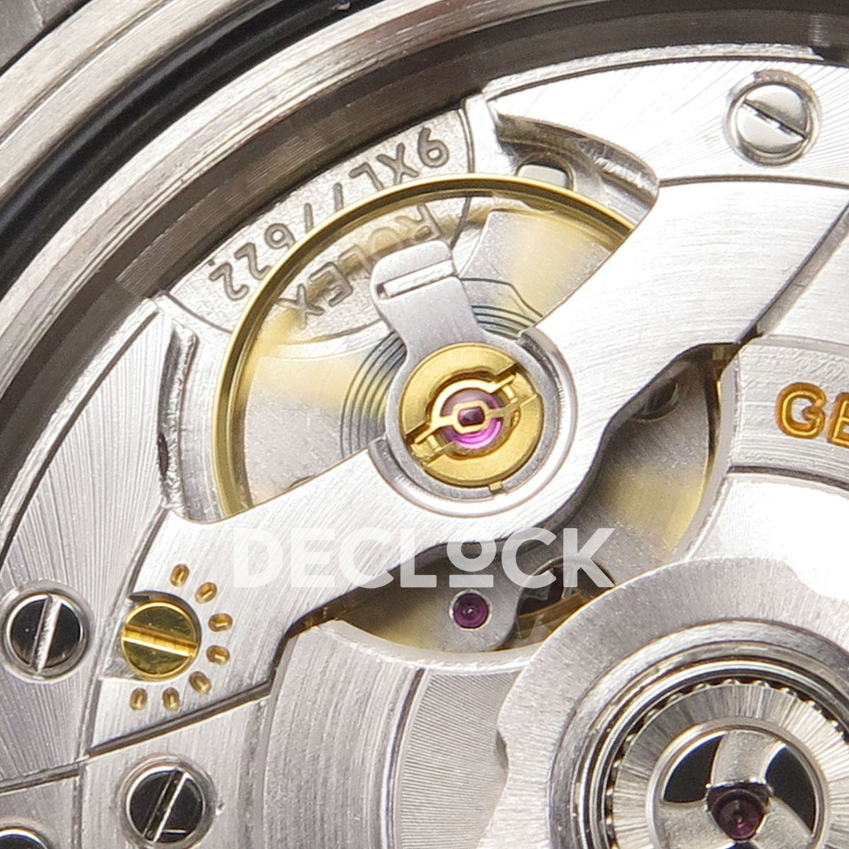 Rolex Submariner 41mm 126619LB Gold Maker Black Dial Blue Bezel JH3235 Free Sprung replica - balance detail