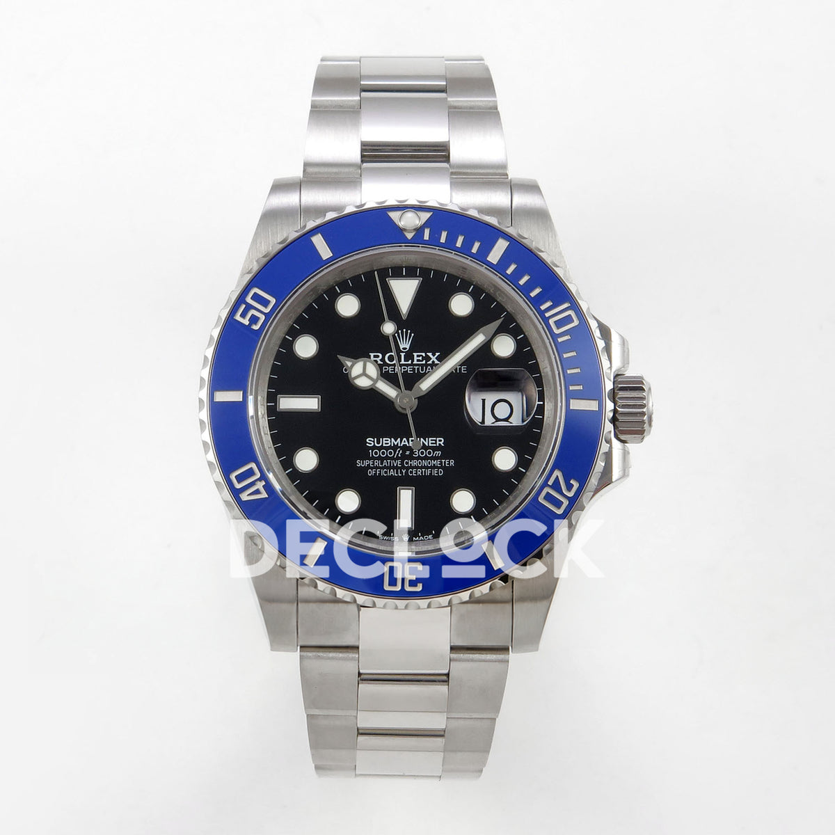 Rolex Submariner 41mm 126619LB QF Black Dial Blue Bezel JH3235 Free Sprung replica - front