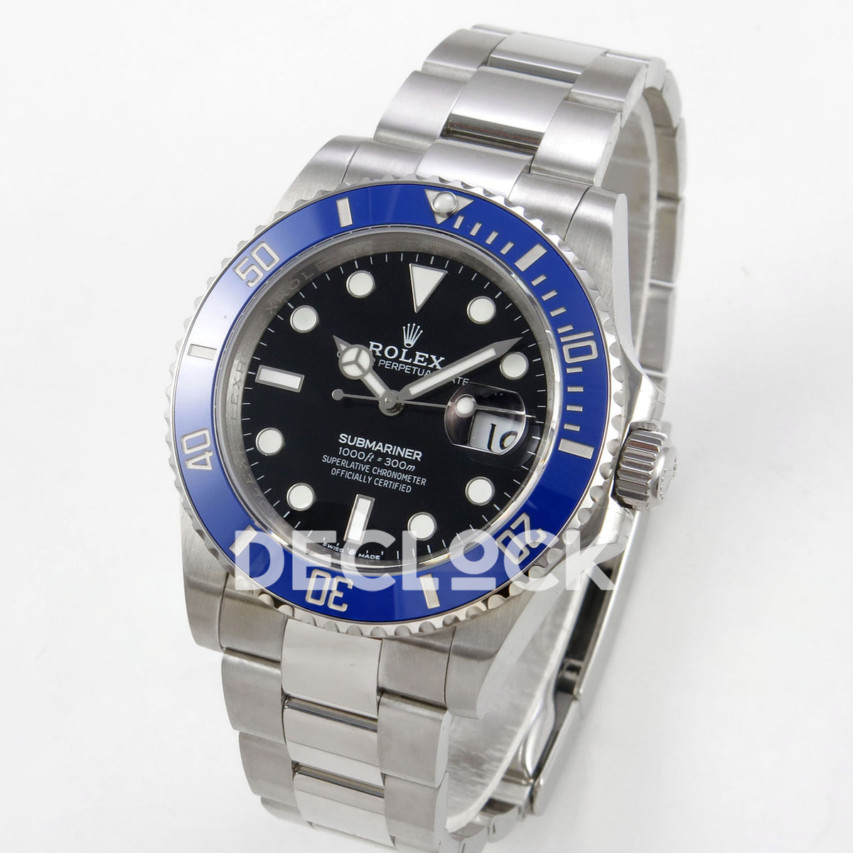 Rolex Submariner 41mm 126619LB QF Black Dial Blue Bezel JH3235 Free Sprung replica - three quarter