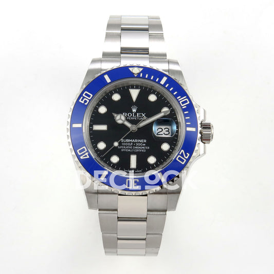 Rolex Submariner 41mm 126619LB RGF Black Dial Blue Bezel JH3235 replica - front