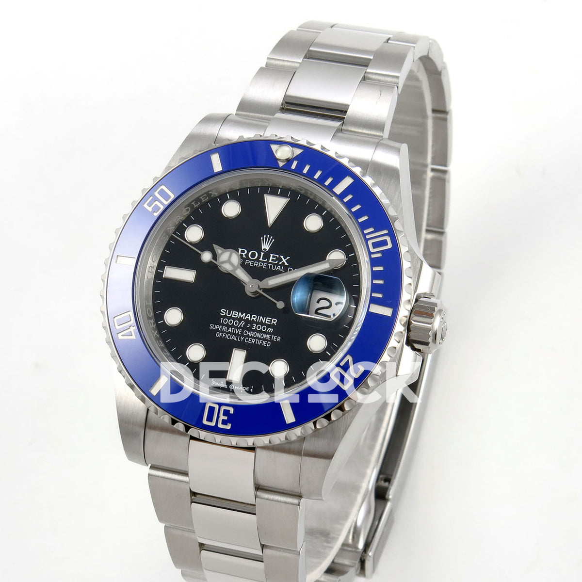 Rolex Submariner 41mm 126619LB RGF Black Dial Blue Bezel JH3235 replica - three quarter
