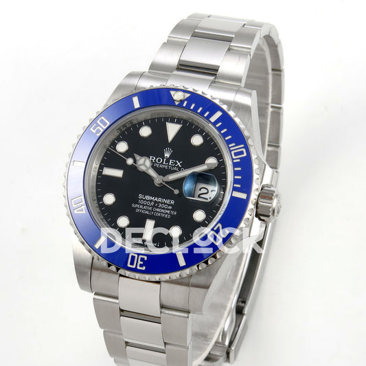 Rolex Submariner 41mm 126619LB RGF Black Dial Blue Bezel JH3235 replica - three quarter