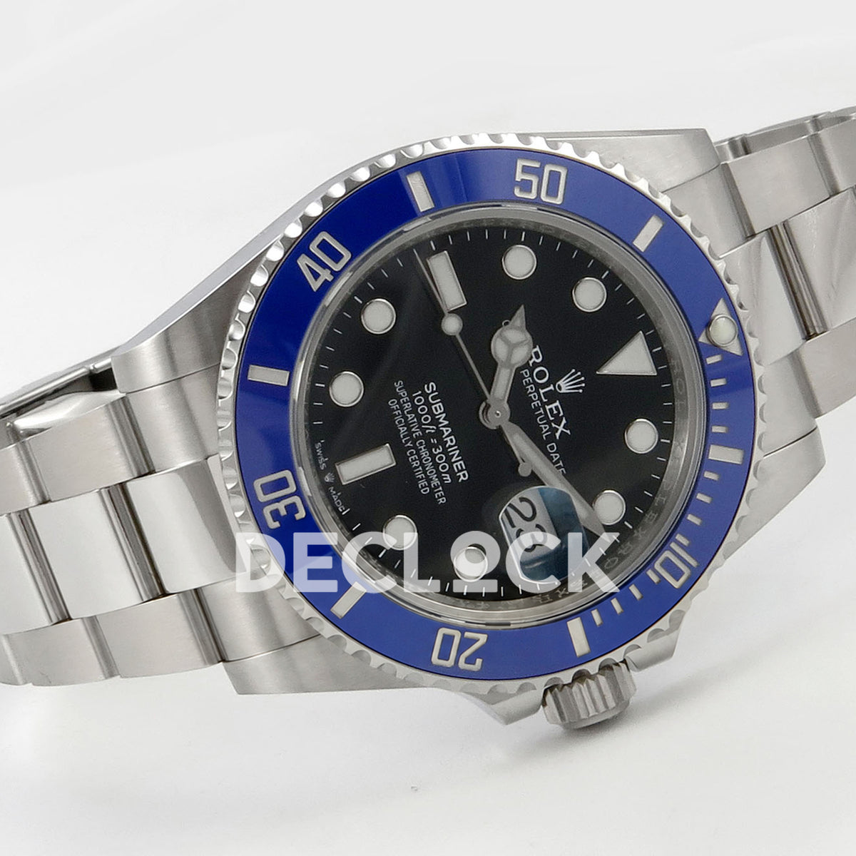 Rolex Submariner 41mm 126619LB RGF Black Dial Blue Bezel JH3235 replica - full watch left