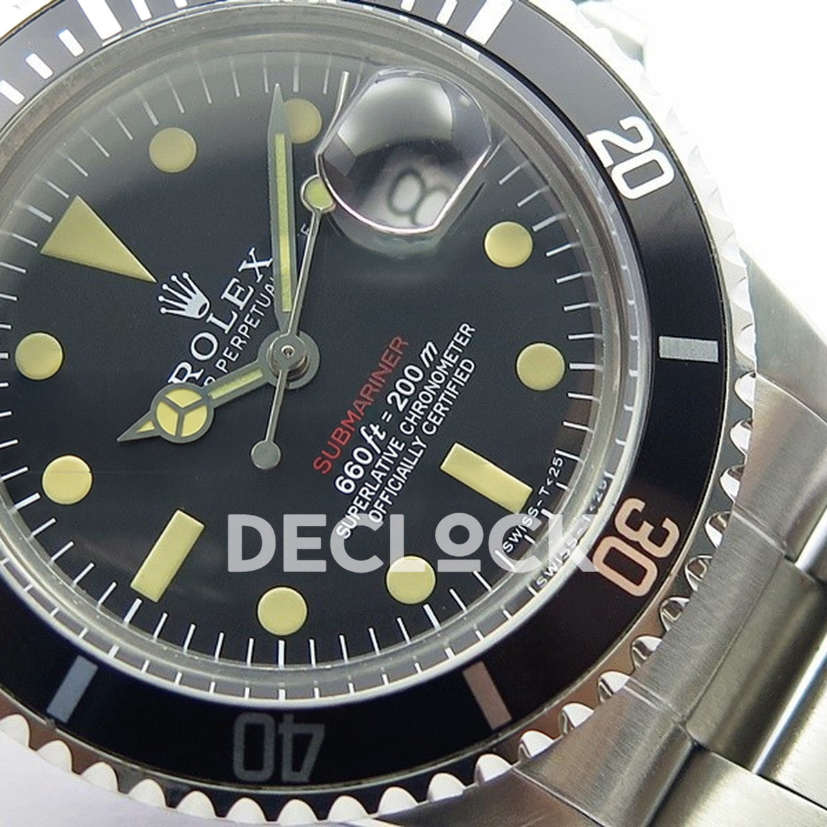 Rolex Submariner 1680 Vintage Style 2 B12 A2836 - Product detail photo 05