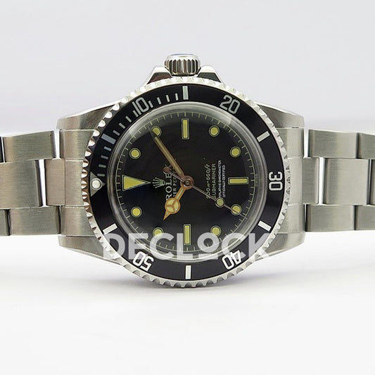 Rolex Submariner 5513 Vintage Style 2 B12 A2836 - Horizontal front view