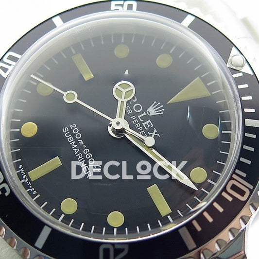 Rolex Submariner 5513 Vintage Style 5 B12 A2836 - Product detail photo 04