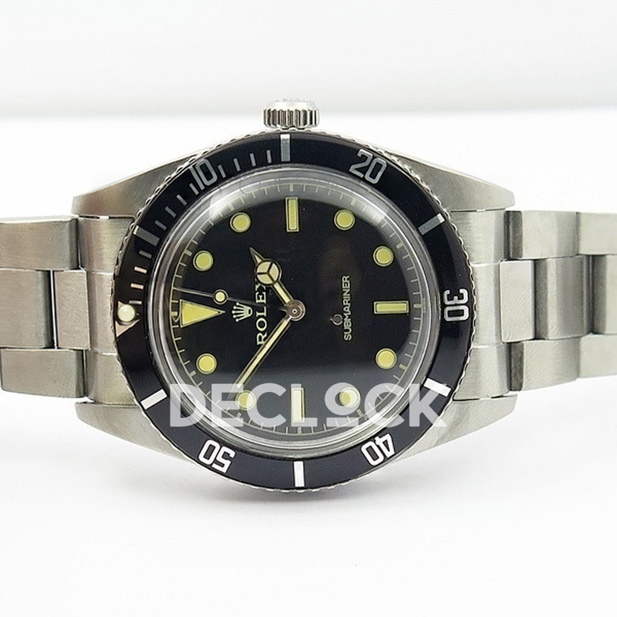 Rolex Submariner 6536 Vintage A2836 - Horizontal front view