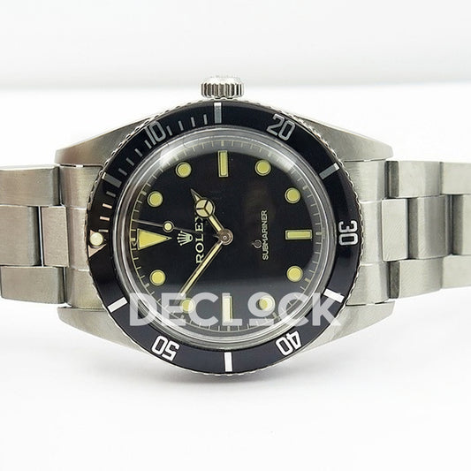Rolex Submariner 6536 Vintage A2836 - Horizontal front view