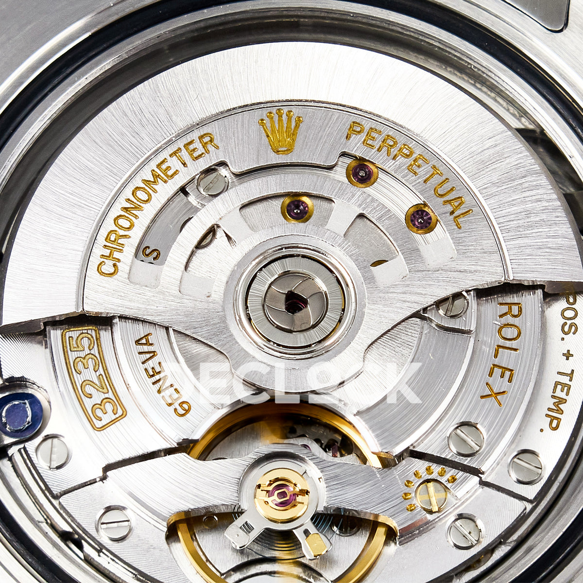 Rolex Submariner 126613LB Custom 41mm ARF Two-Tone Black Dial Blue Bezel SH3235 replica - movement full closeup