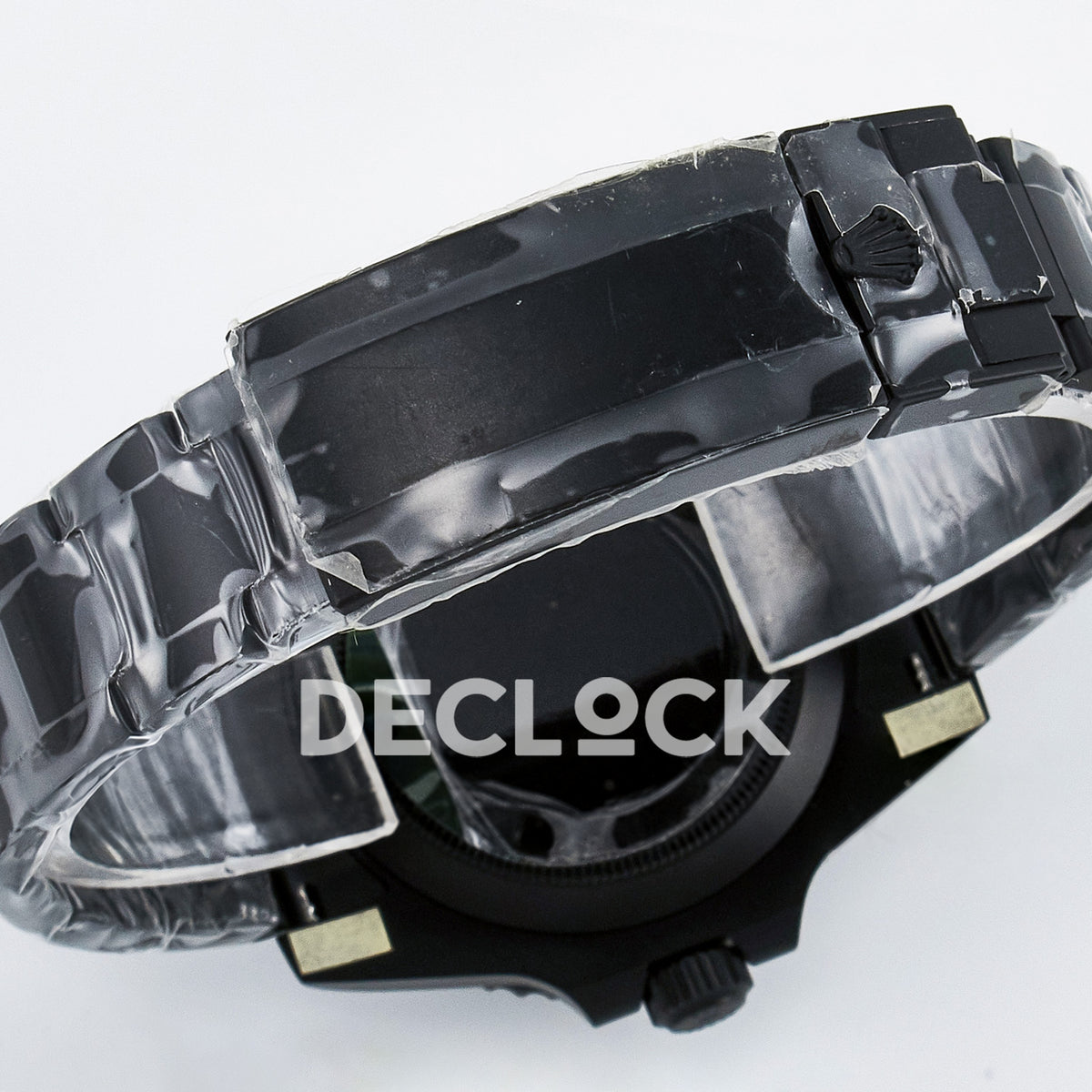 Rolex Submariner Custom DIW Black DLC VSF VS3135 replica - rear bracelet