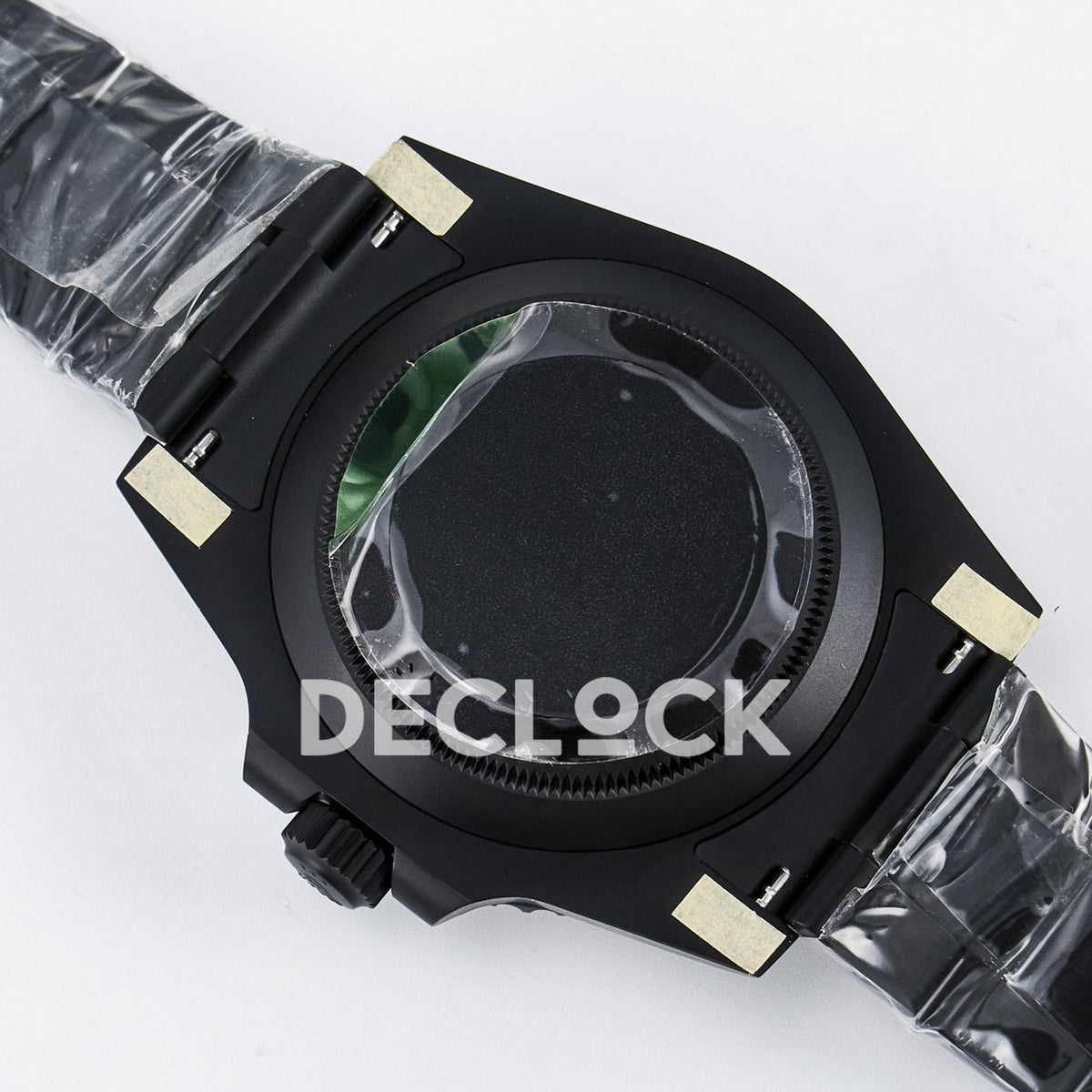Rolex Submariner Custom DIW Black Orange DLC VSF VS3135 replica - caseback
