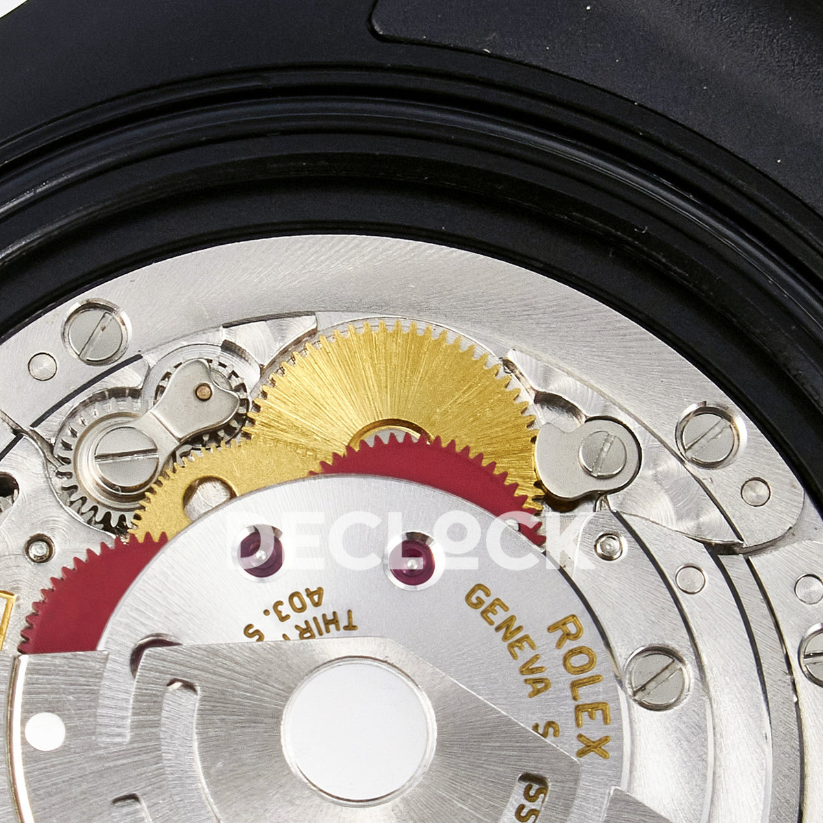 Rolex Submariner Custom DIW Black Yellow DLC VSF VS3135 replica - movement alternate