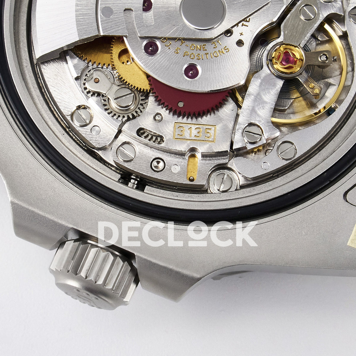 Rolex Submariner Custom DIW Sandblasted Tiffany Blue VSF VS3135 replica - caliber detail