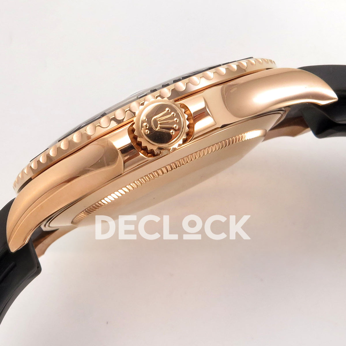 Rolex Yacht-Master 126655 WF replica, crown side profile
