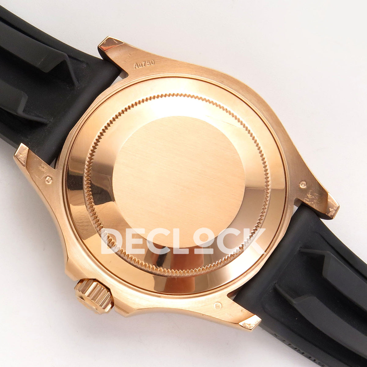 Rolex Yacht-Master 126655 WF replica, closed rose gold caseback