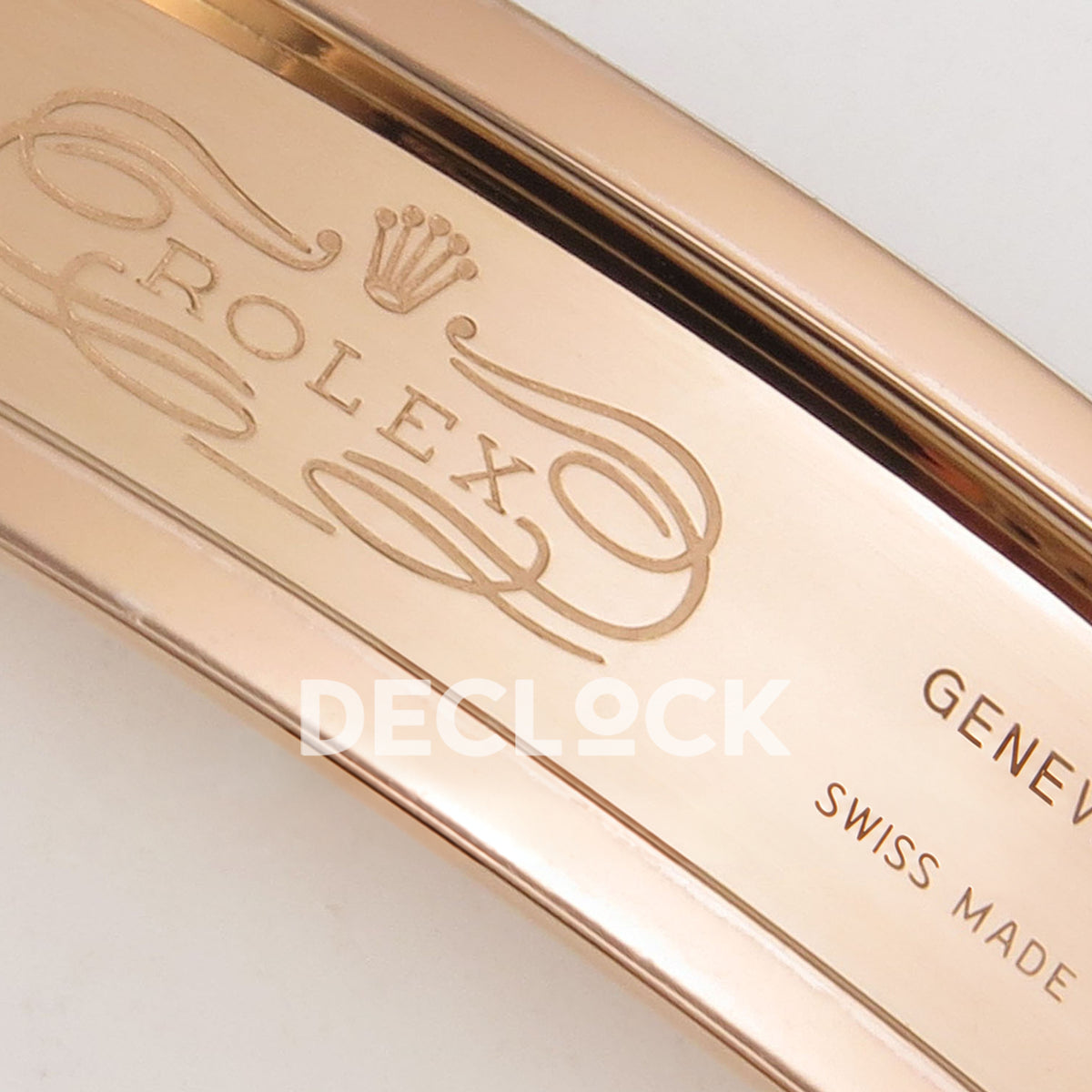 Rolex Yacht-Master 126655 WF replica, Rolex clasp engraving