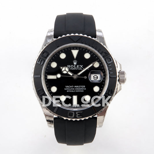 Rolex Yacht-Master 226659 VSF black dial Oysterflex - front