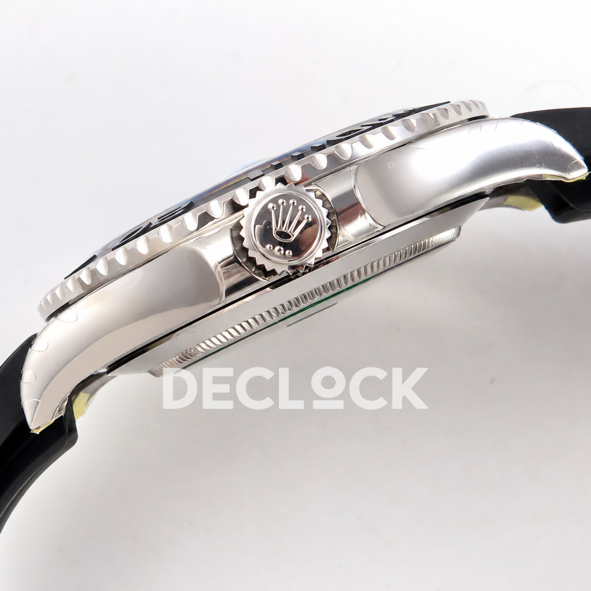 Rolex Yacht-Master 226659 VSF black dial Oysterflex - crown profile