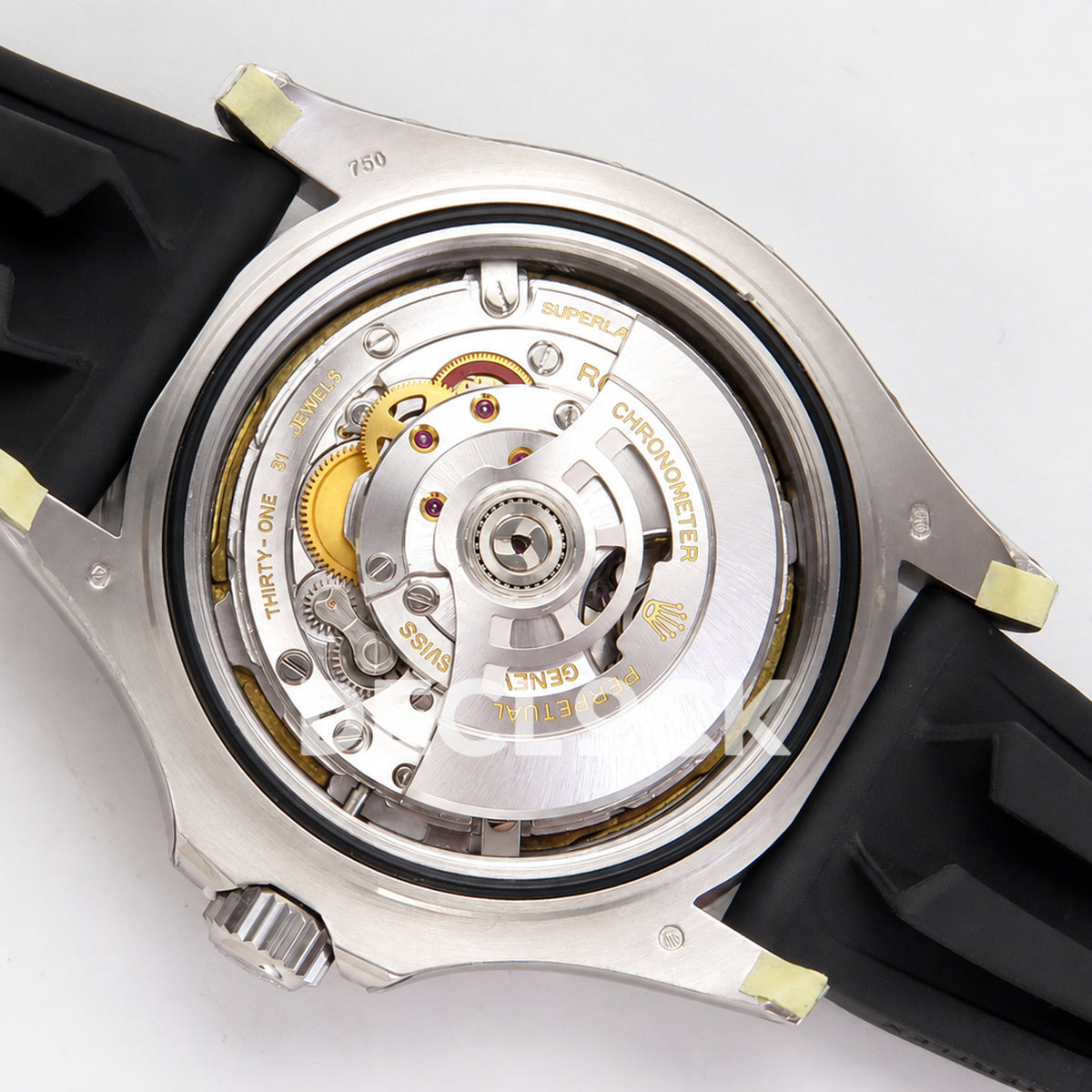 Rolex Yacht-Master 226659 VSF black dial Oysterflex - movement caseback