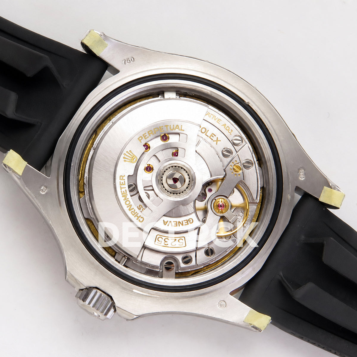 Rolex Yacht-Master 226659 VSF black dial Oysterflex - movement rotor view