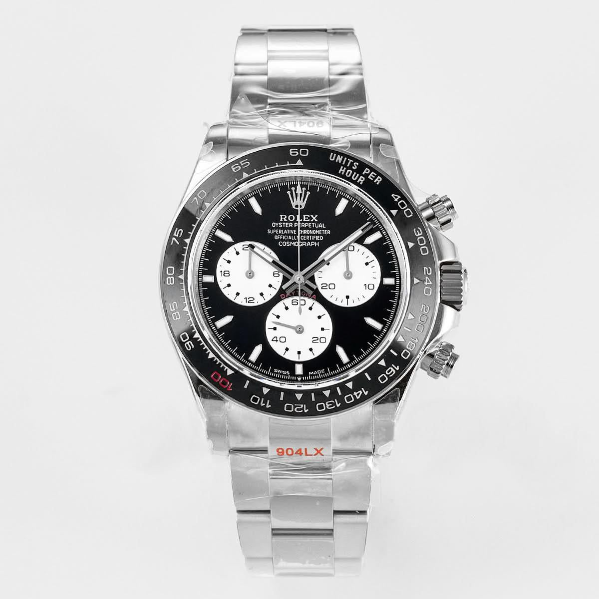 Replica Declock Daytona 126529 on SS Bracelet Black Dial |  Declock.