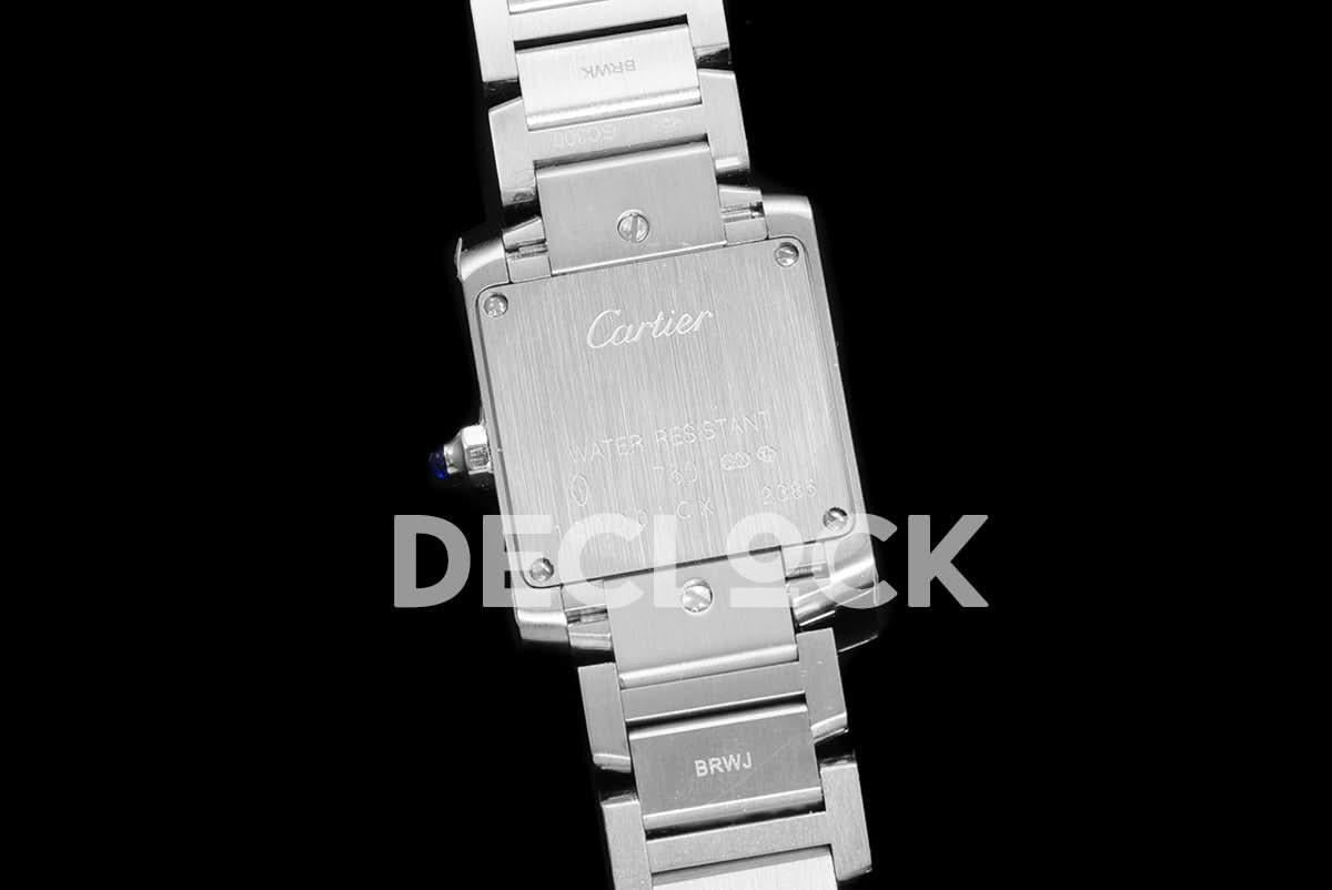 Replica Cartier Tank Francaise Watch Small Silver |  Declock.