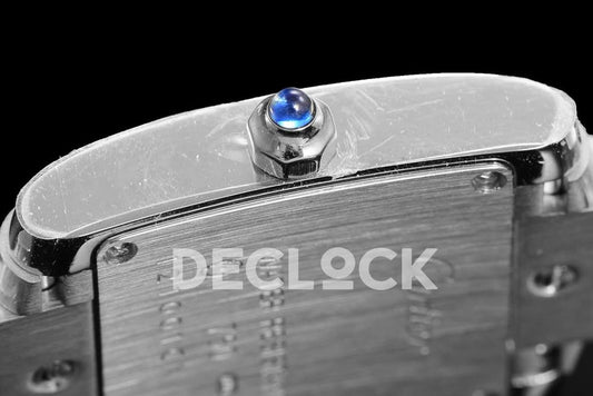 Replica Cartier Tank Francaise Watch Small Silver | Declock.