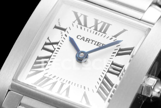 Replica Cartier Tank Francaise Watch Small Silver |  Declock.