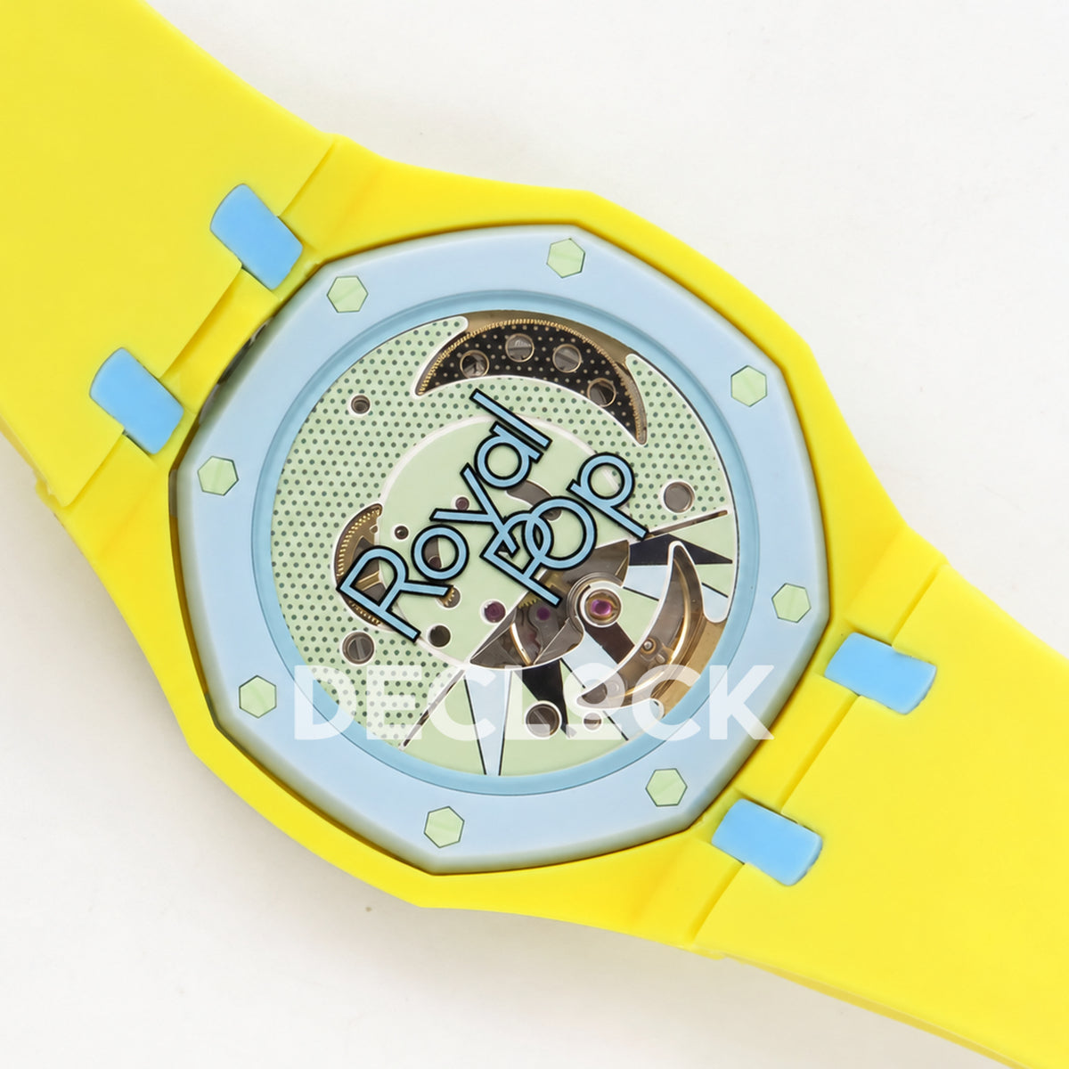 Swatch × Audemars Piguet Royal Pop Blaue Acht Replica — caseback